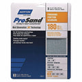 Norton 02617 ProSand Fine 180 Grit Hand Sanding Sheets, 9" × 11" – Handy Pack of 3