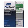 Norton 02620 ProSand Medium 100 Grit Hand Sanding Sheets, 9" × 11" – Handy Pack of 3