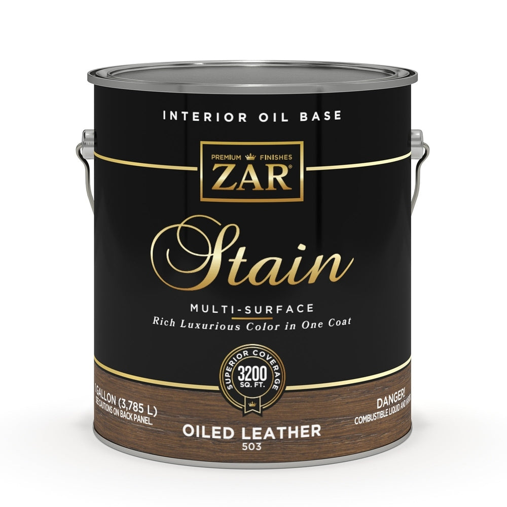 Sika 50313 Zar Interior Oil Base Stain, One Gallon, Oiled Leather