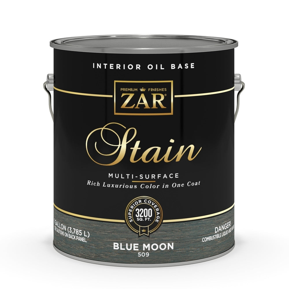 Sika 50913 Zar Interior Oil Base Stain, One Gallon, Blue Moon
