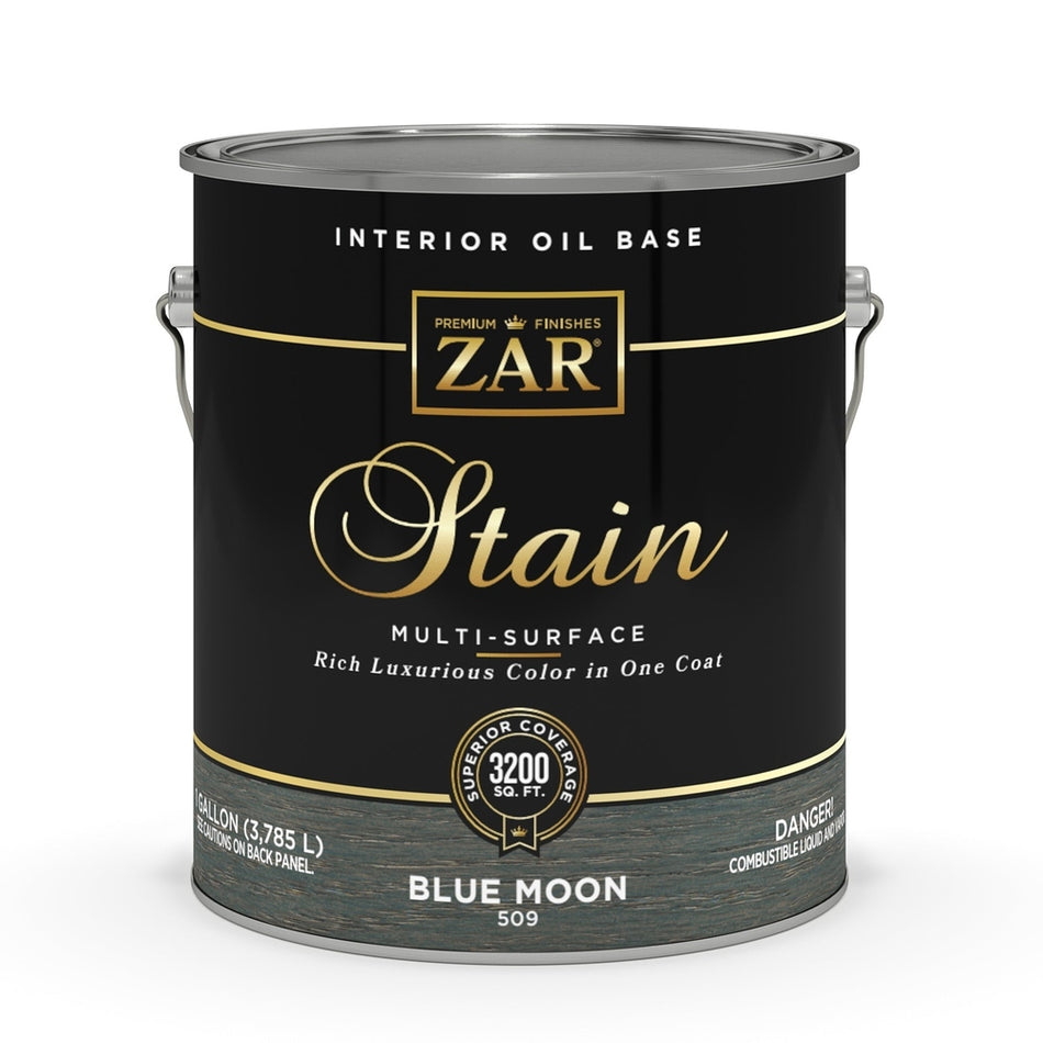 Sika 50913 Zar Interior Oil Base Stain, One Gallon, Blue Moon