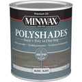 Minwax Polyshades Stain + Poly in One Step, 1 Quart, Gloss Slate