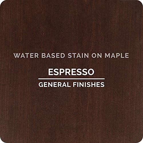 General Finishes Water-Based Wood Stain – Espresso, 1 Quart