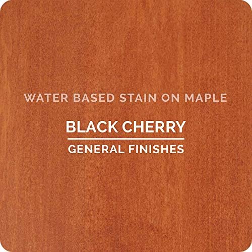 General Finishes Water-Based Wood Stain – Black Cherry, 1 Quart