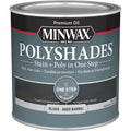 Minwax Polyshades Stain + Poly in One Step, Half Pint, Gloss Aged Barrel