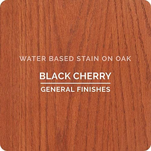 General Finishes Water-Based Wood Stain – Black Cherry, 1 Quart
