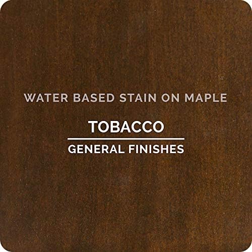 General Finishes Water-Based Wood Stain – Tobacco, 1 Quart