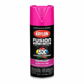 Krylon K02708007 Fusion All-in-One Spray Paint, Gloss Hot Pink, 12 oz.