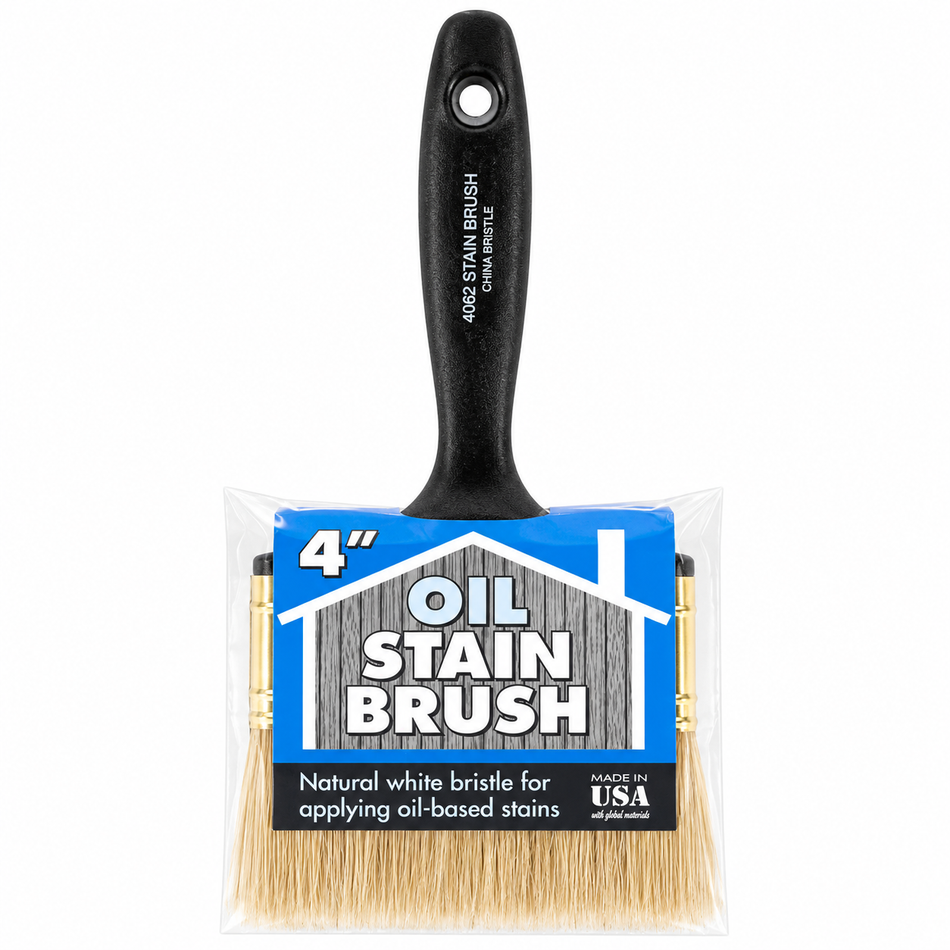 Wooster 4" Stain Brush – White China Bristle