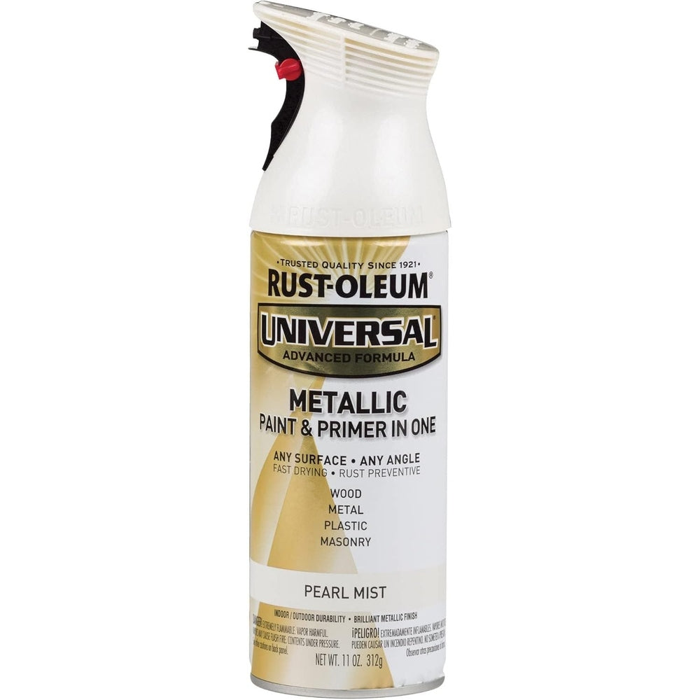 Rust-Oleum Universal 261411 Metallic Paint & Primer In One Spray, Pearl Mist, 11 oz.