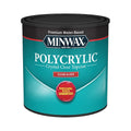 Minwax 255554444 Half Pint Clear Gloss Water Based Polycrylic Protective Finish