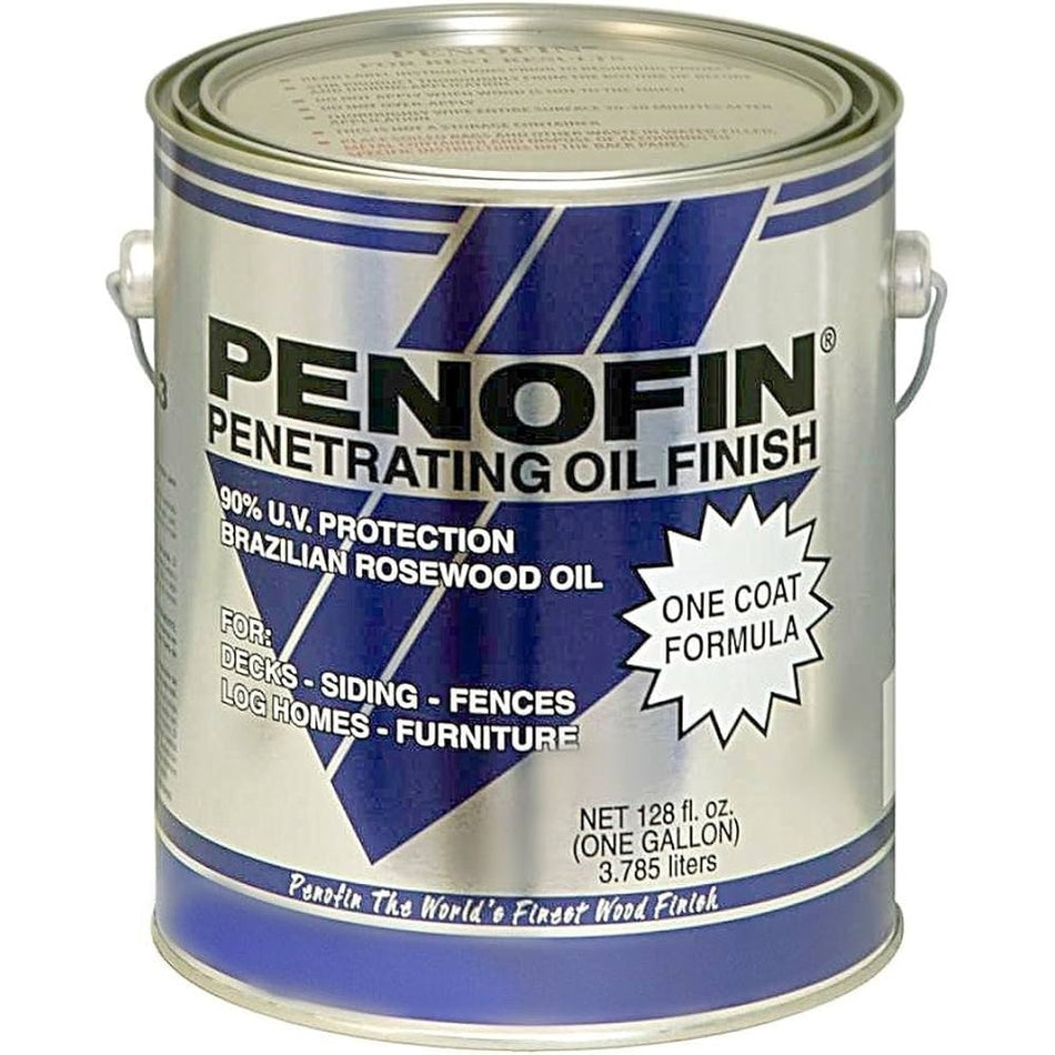 Penofin F5ECHGA 1 Gallon Chestnut Blue Label Premium Penetrating Oil Finish