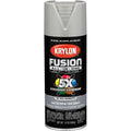 Krylon K02744007 Fusion All-in-One Spray Paint, Satin Pewter Gray, 12 oz.
