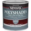Minwax Polyshades Stain + Poly in One Step, Half Pint, Gloss Bombay Mahogany