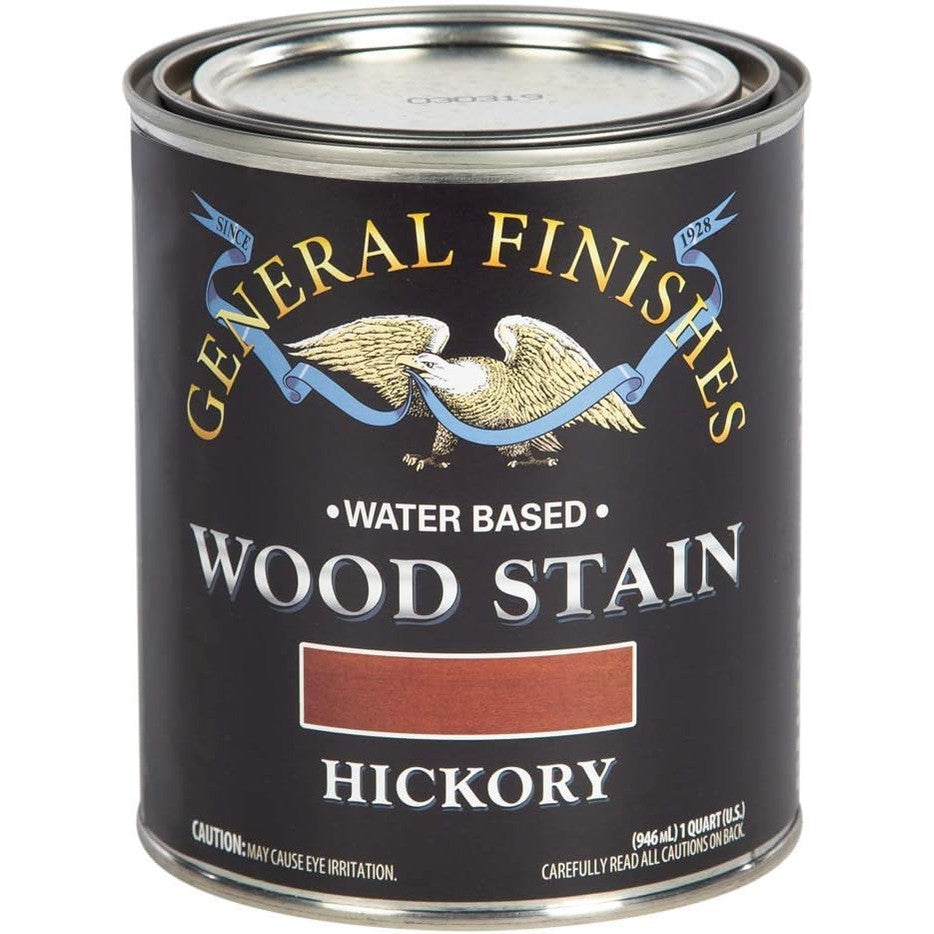 General Finishes Water-Based Wood Stain – Hickory, 1 Quart