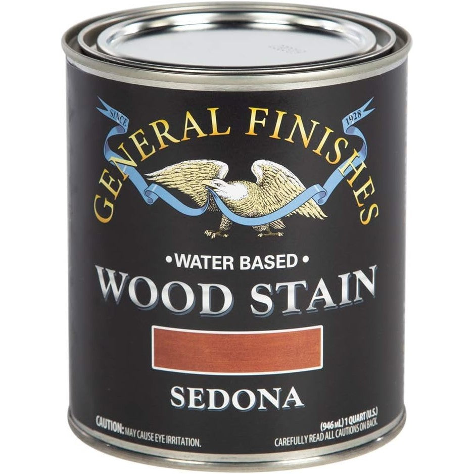 General Finishes Water-Based Wood Stain – Sedona, 1 Quart