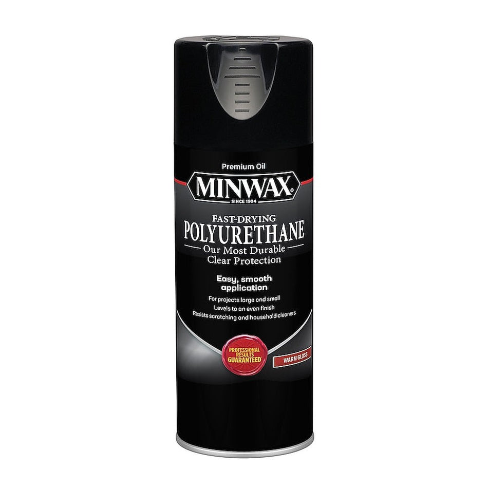Minwax 33050000 11.5 oz. Clear Warm Gloss Fast-Drying Polyurethane Spray