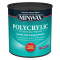 Minwax 63333444 1 Quart Clear Satin Water Based Polycrylic Protective Finish