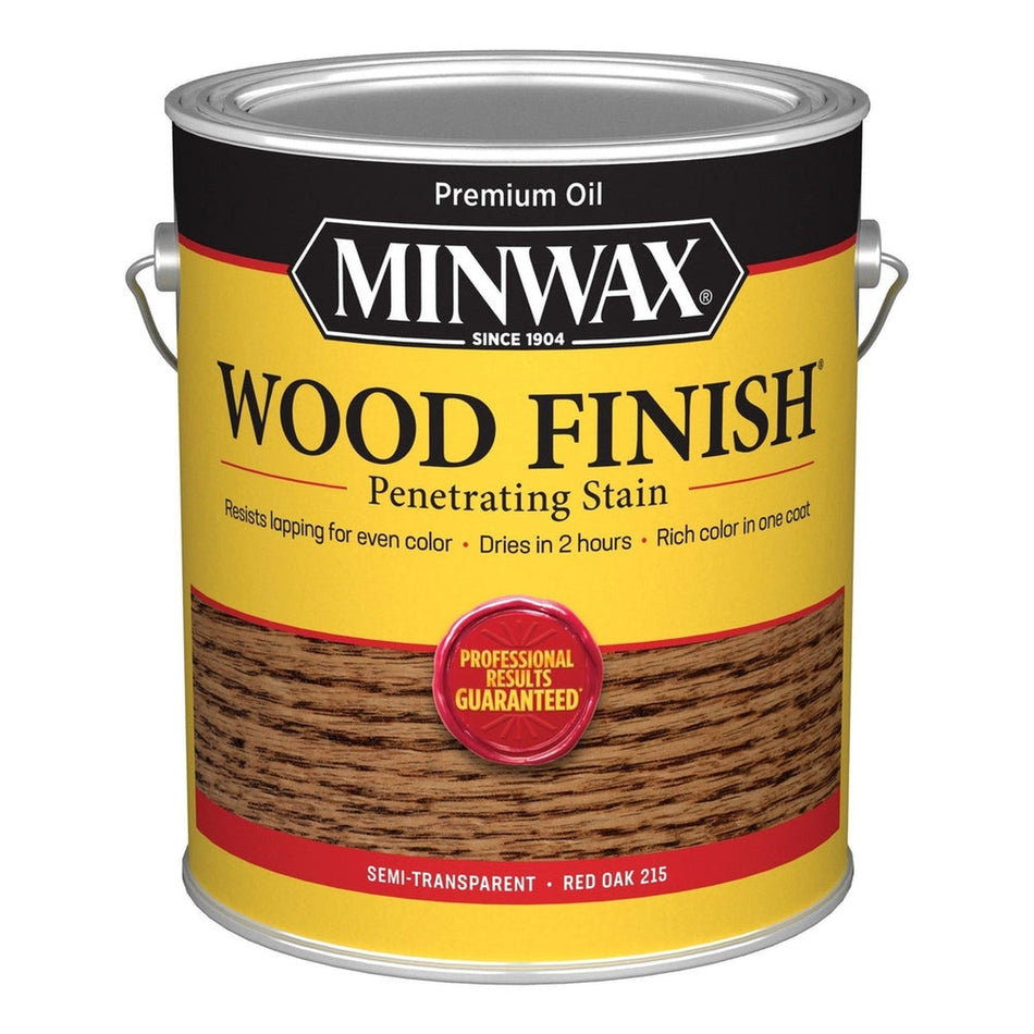 Minwax 71040 Wood Finish Penetrating Stain, Red Oak 215 – 1 Gallon (Case of 2)