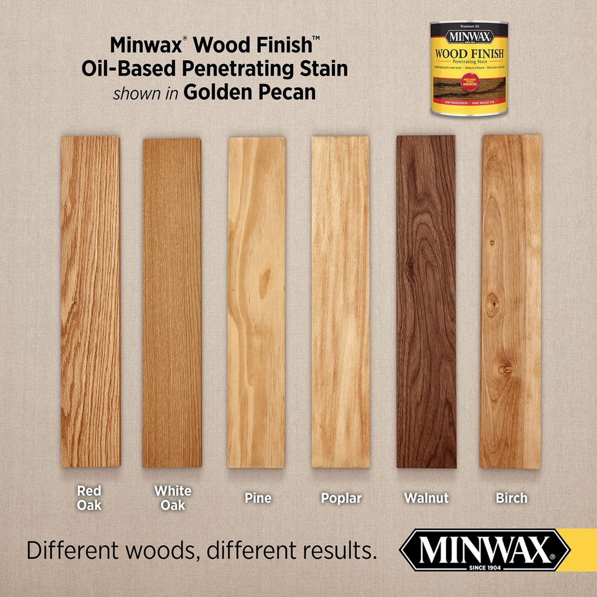 Minwax 71041 Wood Finish Penetrating Stain, Golden Pecan 245 – 1 Gallon (Case of 2)