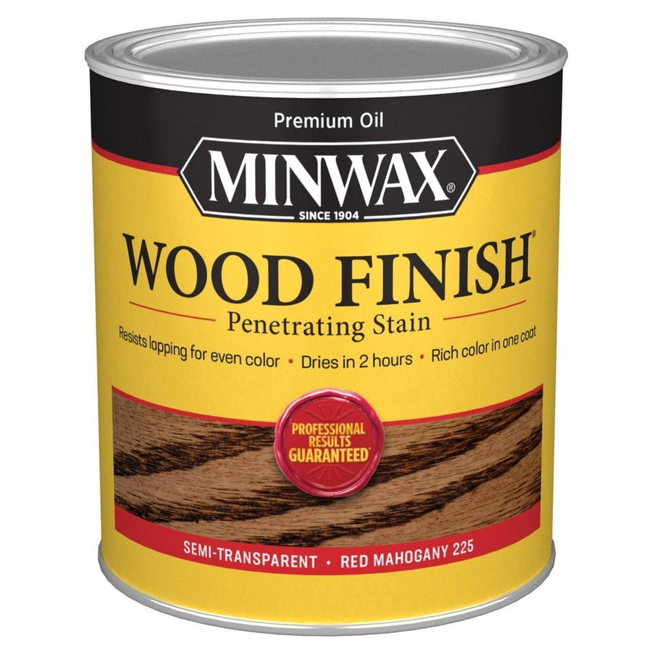 Minwax 70007 Wood Finish Penetrating Stain, Red Mahogany 225 – 1 Quart (Case of 4)
