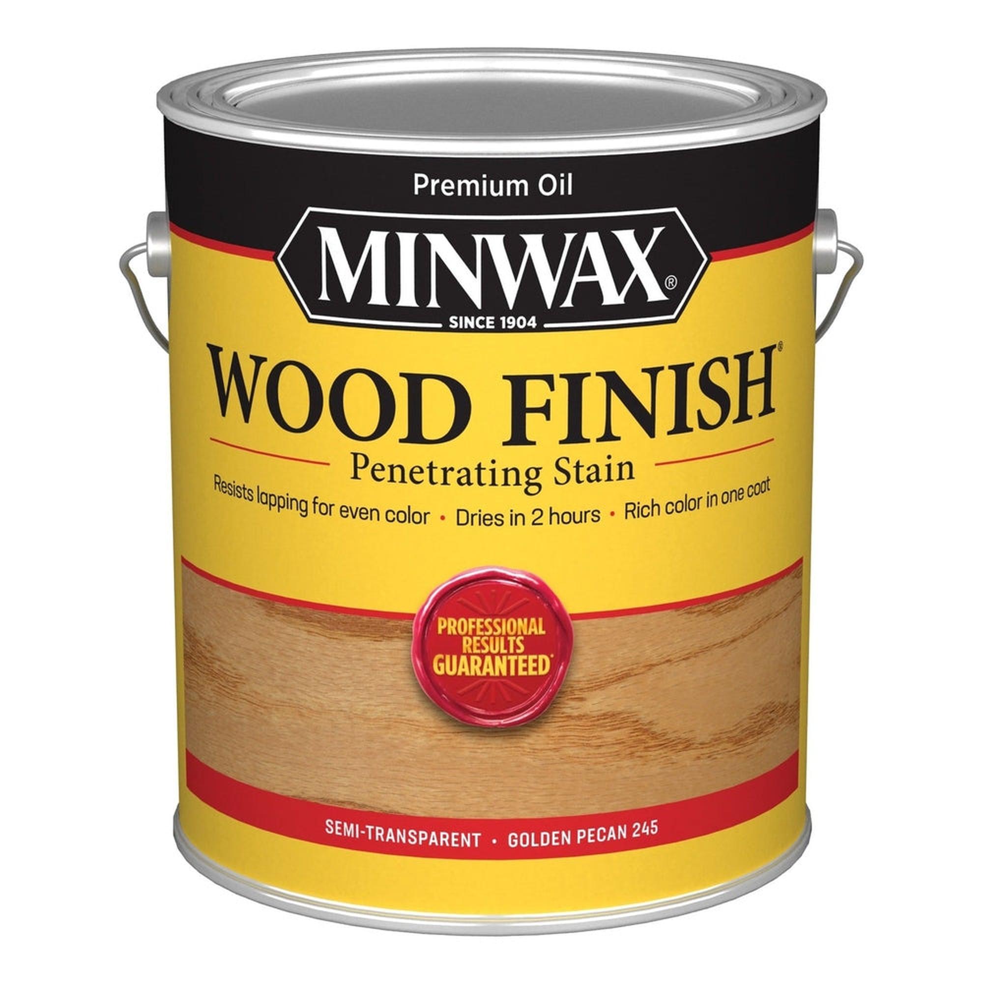 Minwax 71041 Wood Finish Penetrating Stain, Golden Pecan 245 – 1 Gallon (Case of 2)