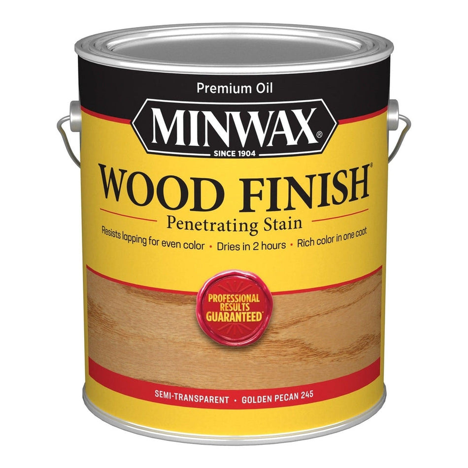 Minwax 71041 Wood Finish Penetrating Stain, Golden Pecan 245 – 1 Gallon (Case of 2)