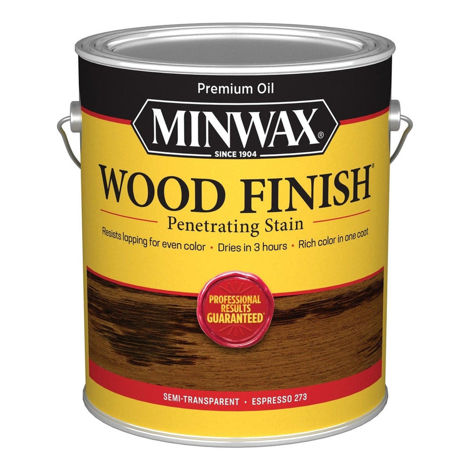 Minwax 71150 Wood Finish Penetrating Stain, Espresso 273 – 1 Gallon (Case of 2)