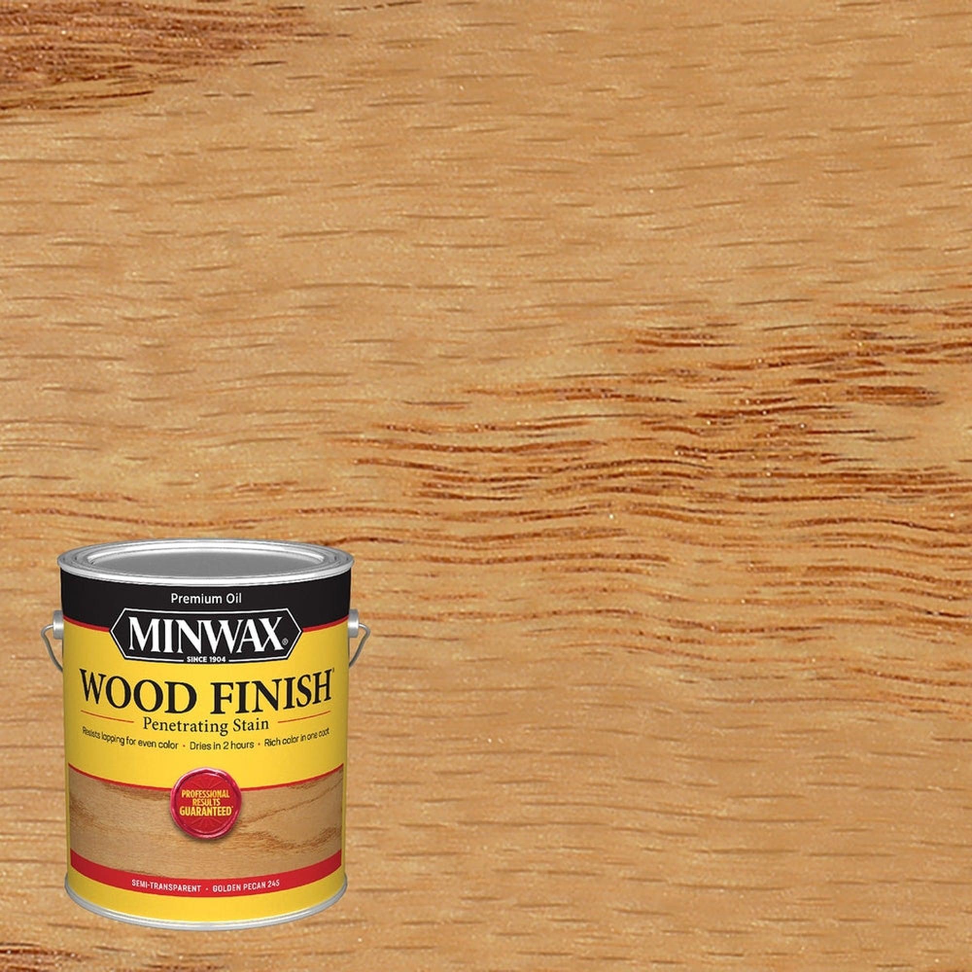 Minwax 71041 Wood Finish Penetrating Stain, Golden Pecan 245 – 1 Gallon (Case of 2)