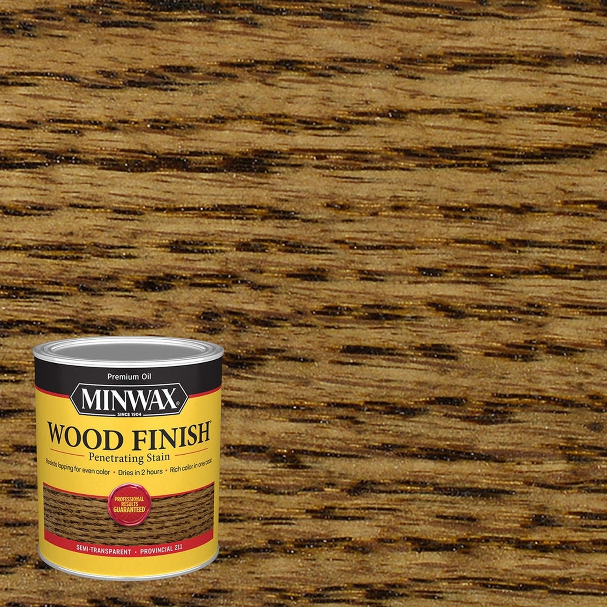 Minwax 70002 Wood Finish Penetrating Stain, Provincial 211 – 1 Quart (Case of 4)