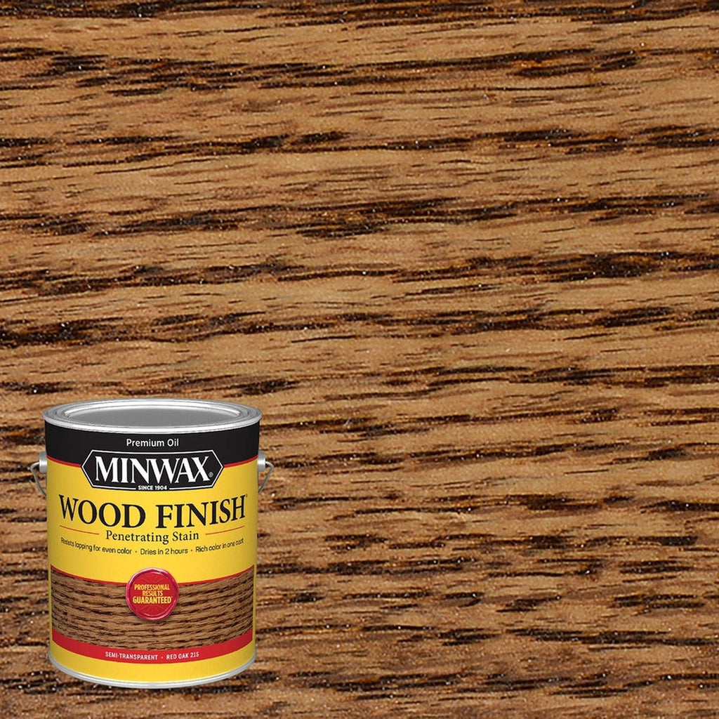 Minwax 71040 Wood Finish Penetrating Stain, Red Oak 215 – 1 Gallon (Case of 2)