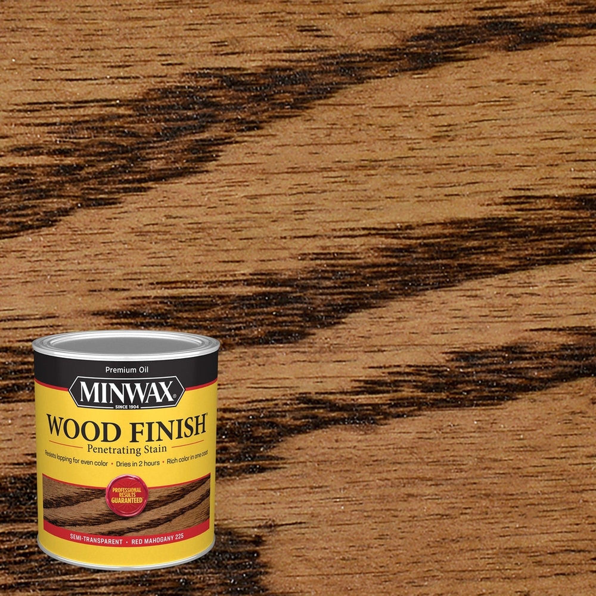 Minwax 70007 Wood Finish Penetrating Stain, Red Mahogany 225 – 1 Quart (Case of 4)