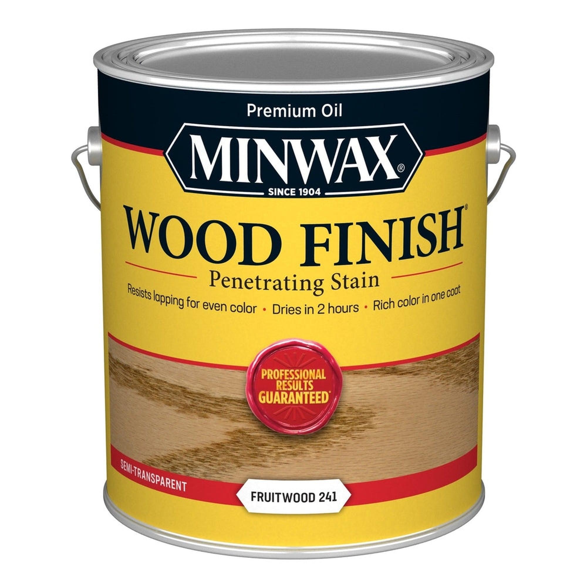 Minwax 71010 Wood Finish Penetrating Stain, Fruitwood 241 – 1 Gallon (Case of 2)