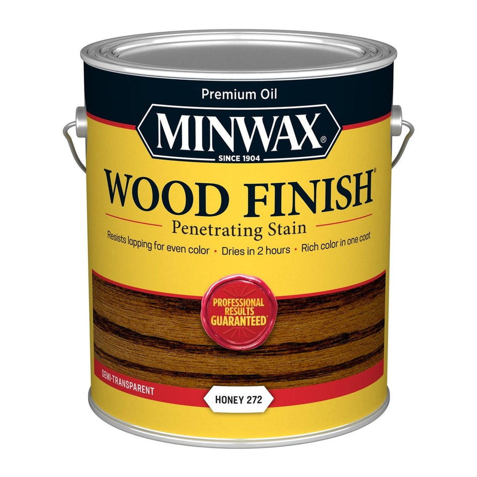 Minwax 71149 Wood Finish Penetrating Stain, Honey 272 – 1 Gallon (Case of 2)