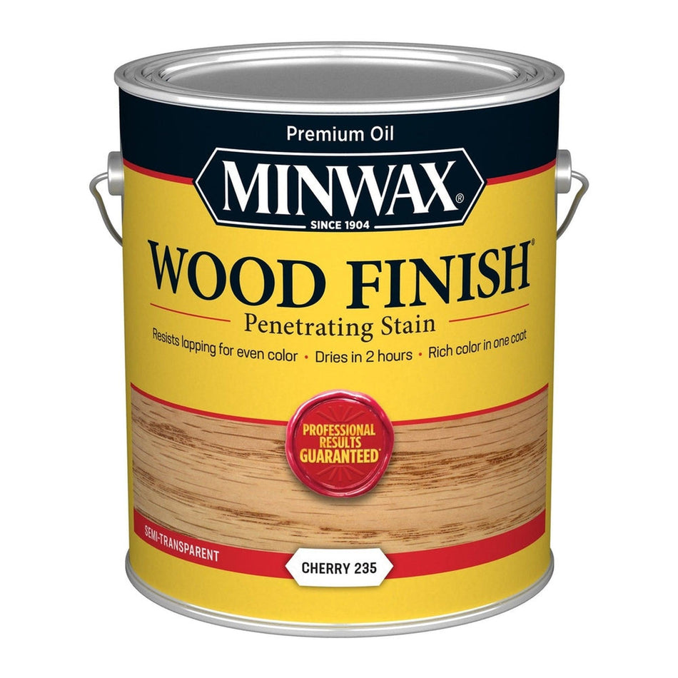 Minwax 71009 Wood Finish Penetrating Stain, Cherry 235 – 1 Gallon (Case of 2)