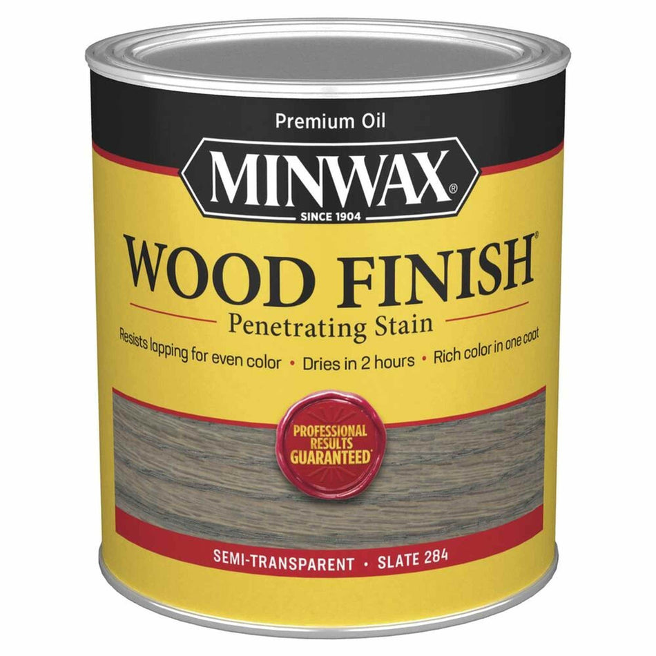 Minwax 70102 Wood Finish Penetrating Stain, Silvered Gray 282 – 1 Quart (Case of 4)
