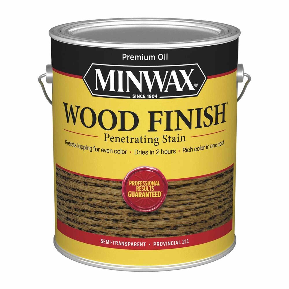 Minwax 71002 Wood Finish Penetrating Stain, Provincial 211 – 1 Gallon (Case of 2)