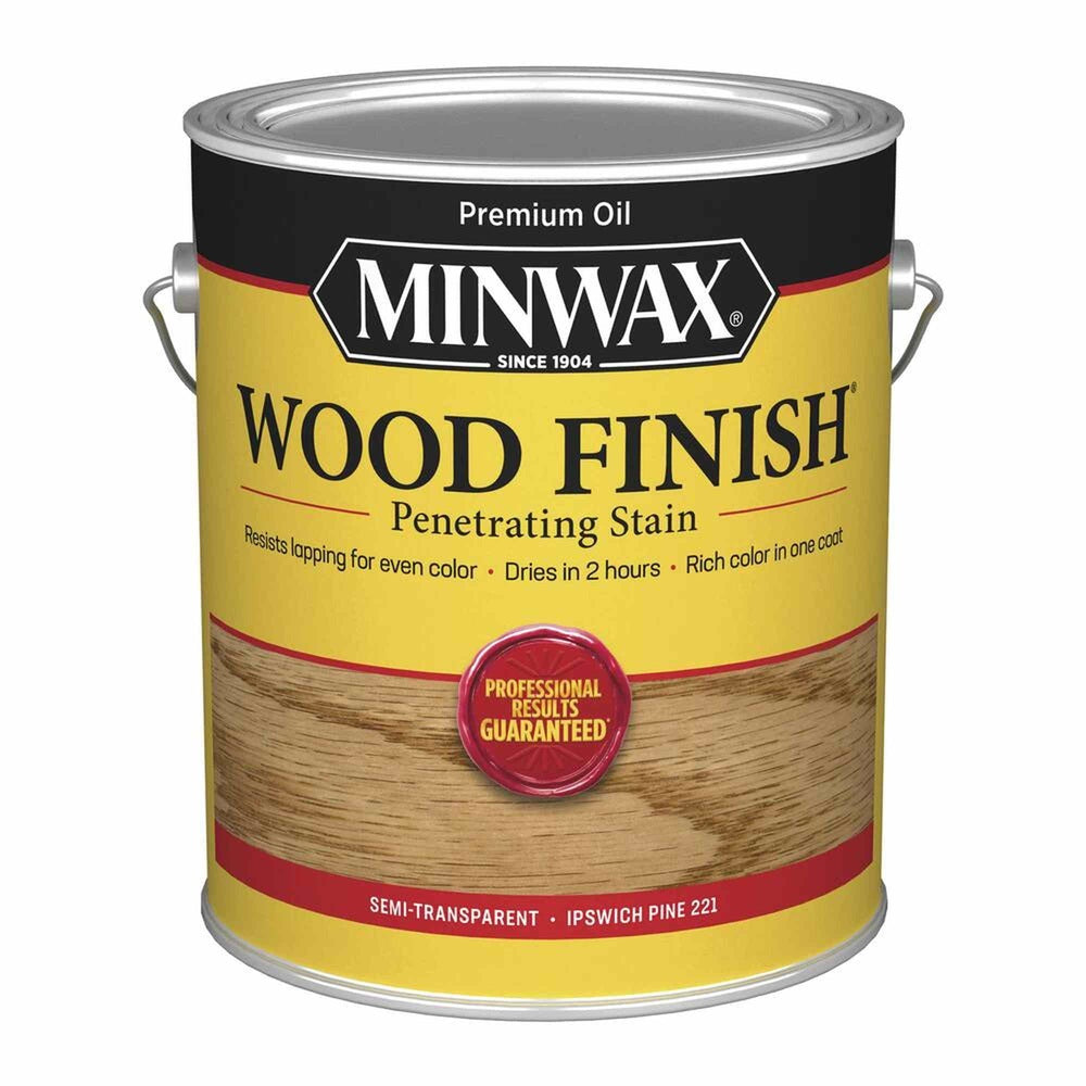 Minwax 71004 Wood Finish Penetrating Stain, Ipswich Pine 221 – 1 Gallon (Case of 2)