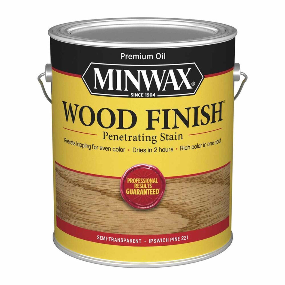Minwax 71004 Wood Finish Penetrating Stain, Ipswich Pine 221 – 1 Gallon (Case of 2)