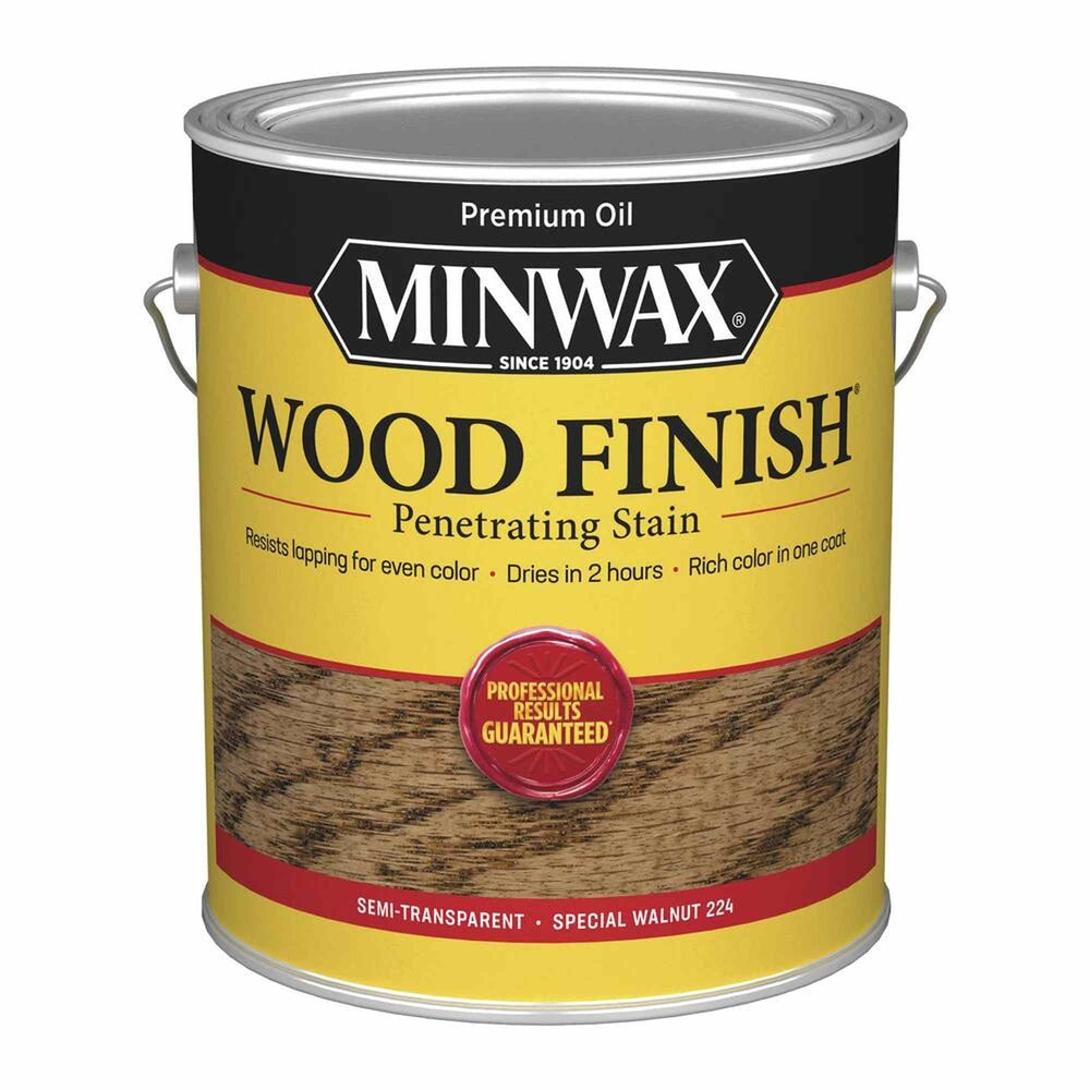 Minwax 71006 Wood Finish Penetrating Stain, Special Walnut 224 – 1 Gallon (Case of 2)