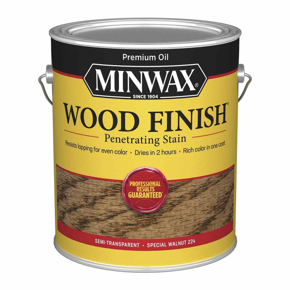 Minwax 71006 Wood Finish Penetrating Stain, Special Walnut 224 – 1 Gallon (Case of 2)