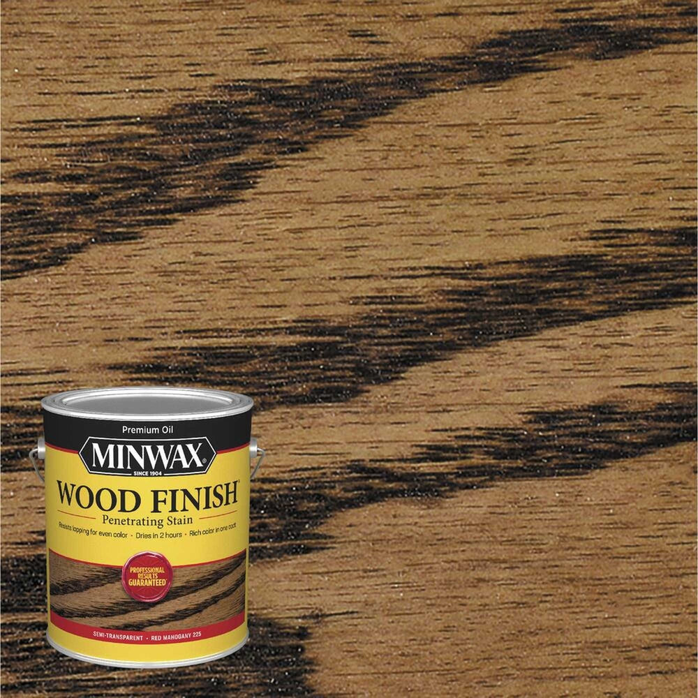 Minwax 71007 Wood Finish Penetrating Stain, Red Mahogany 225 – 1 Gallon (Case of 2)