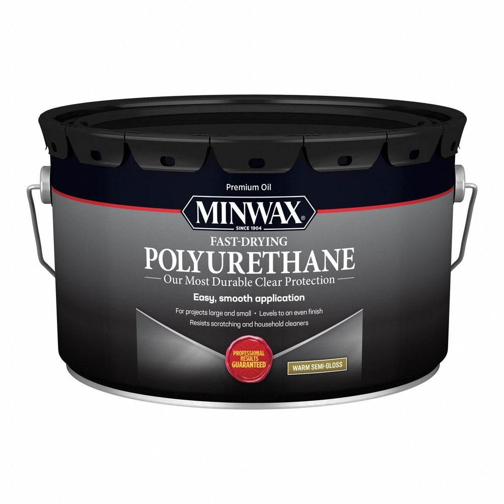 Minwax 71059000 2.5 Gallons Clear Warm Semi-Gloss Fast-Drying Polyurethane
