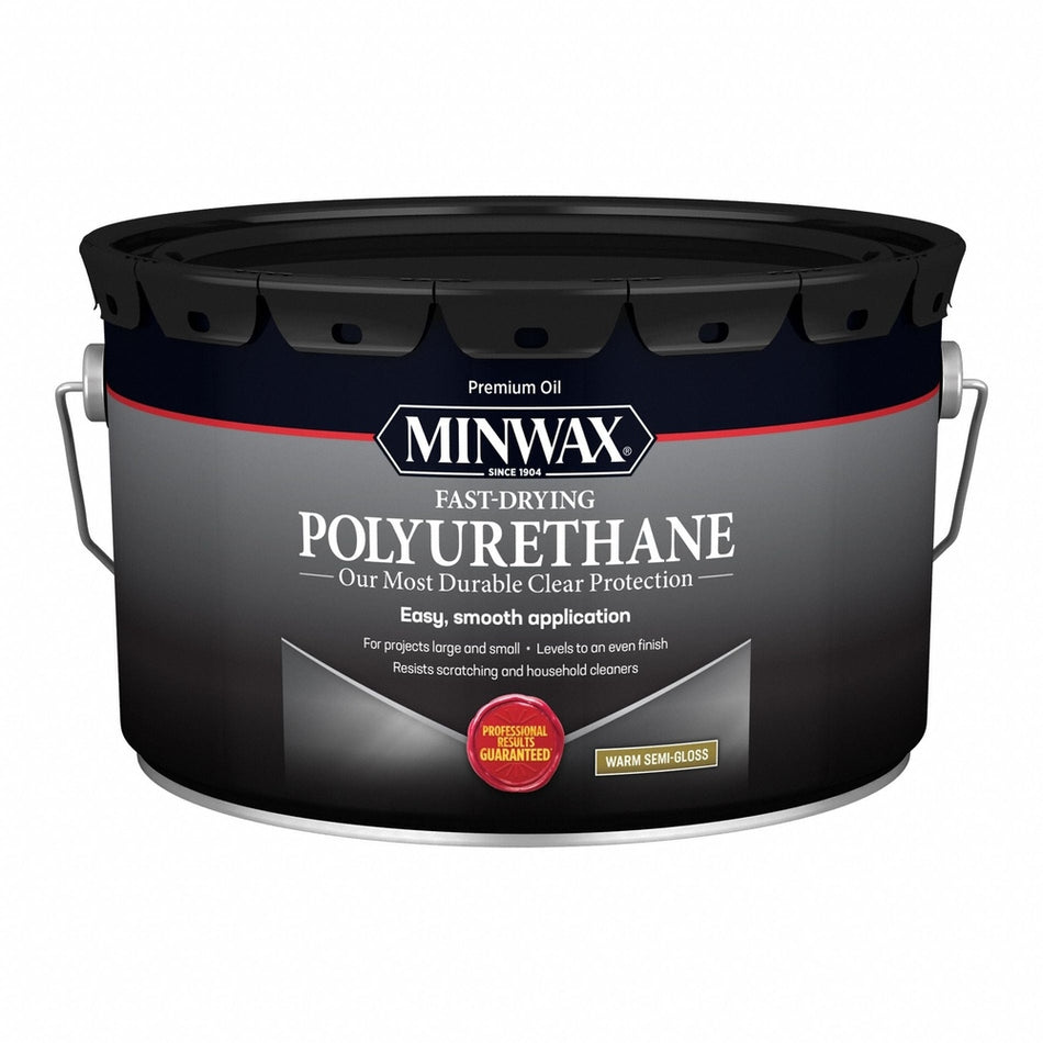 Minwax 71059000 2.5 Gallons Clear Warm Semi-Gloss Fast-Drying Polyurethane