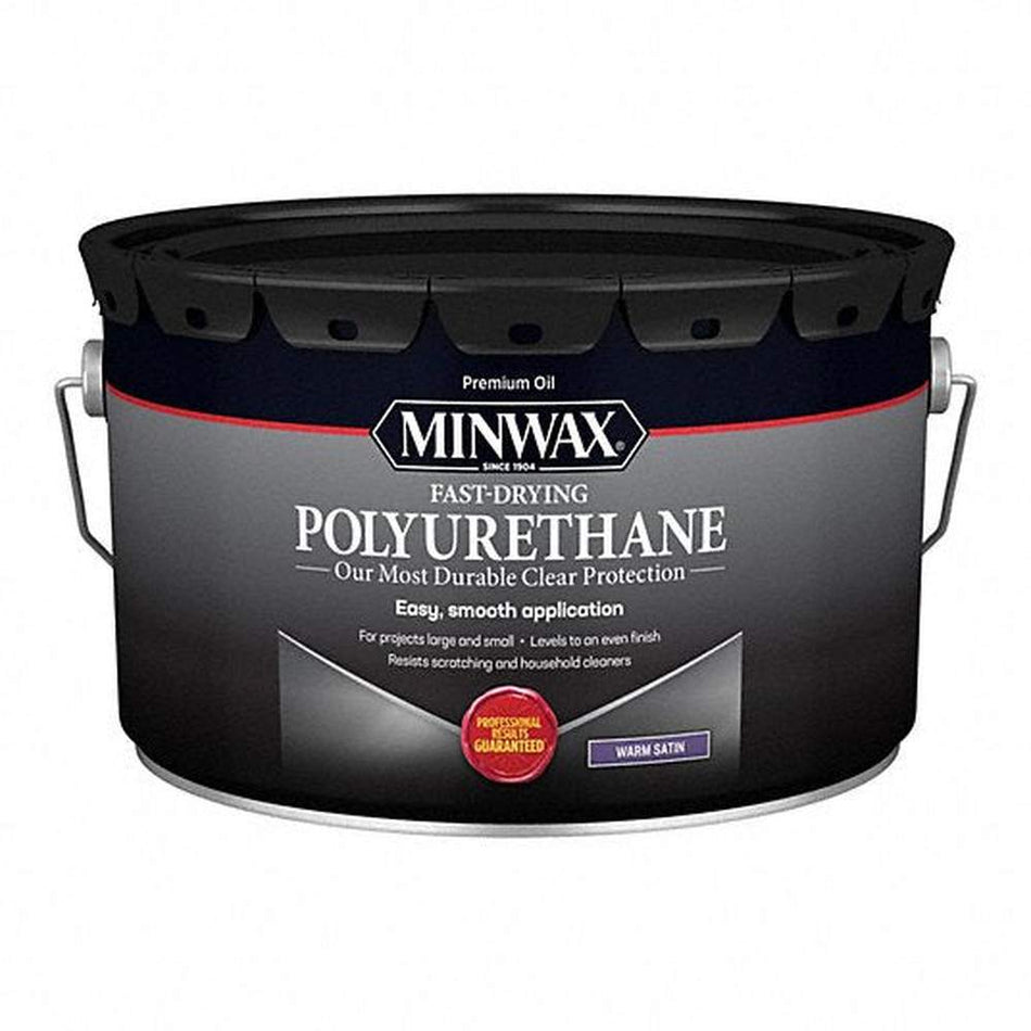 Minwax 71060000 2.5 Gallons Clear Warm Satin Fast-Drying Polyurethane