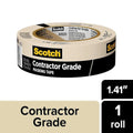 3M Scotch Contractor Grade Masking Tape 2020-36AP, 1.41 in × 60.1 yd (36 mm x 55 m)