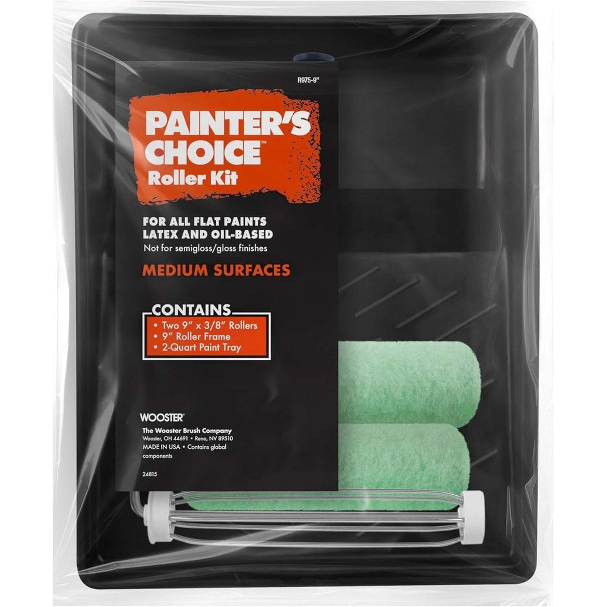 Wooster R975 9" × ⅜" Painter's Choice 4-Piece Kit