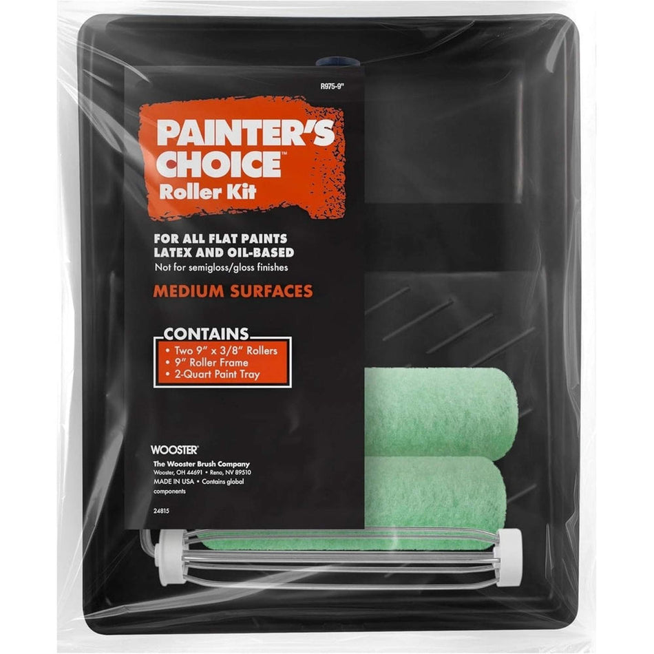Wooster R975 9" × ⅜" Painter's Choice 4-Piece Kit