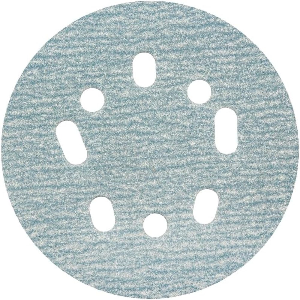 Norton 68357 Prosand Extra Fine 320 Grit Hook & Loop 5- and 8-Hole Universal Vac Sanding Discs, 5" – Job Pack of 10