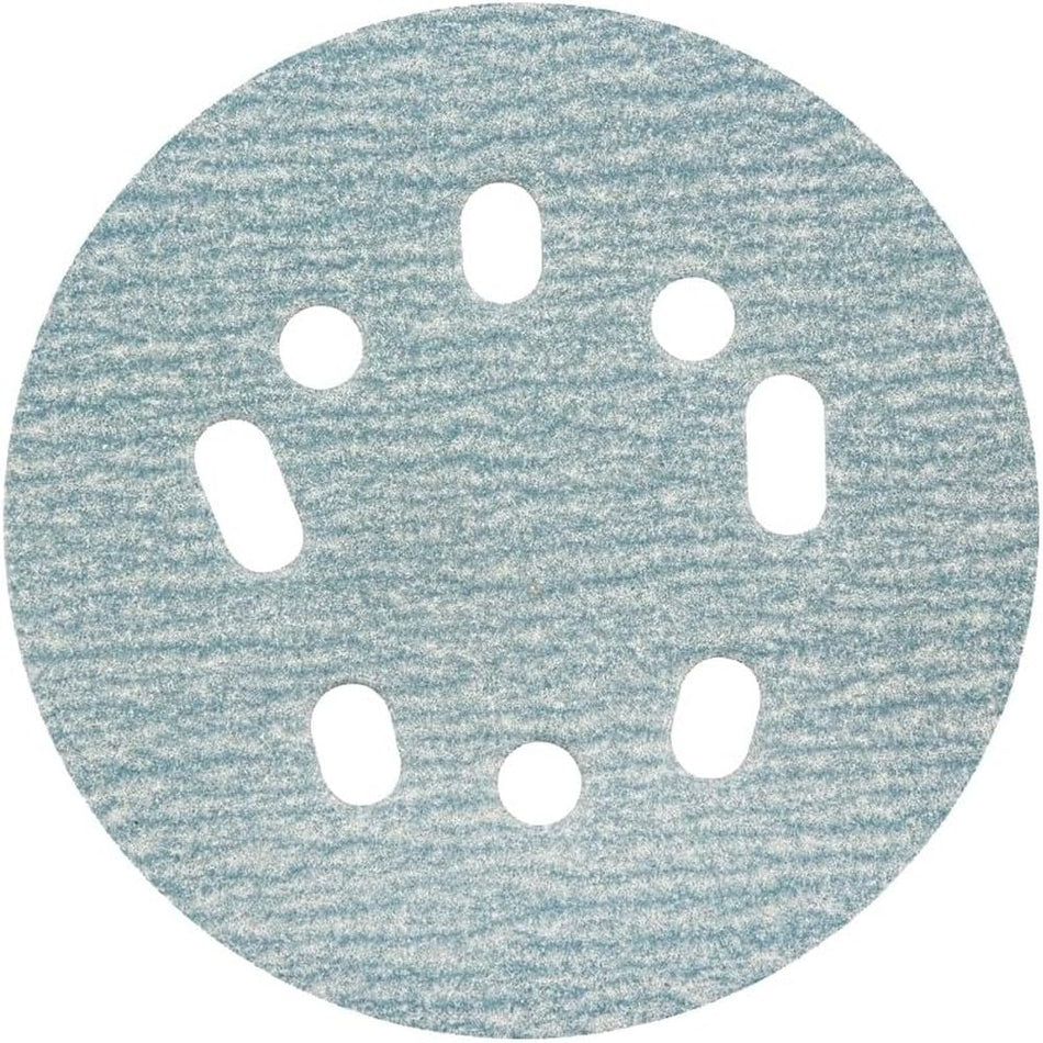 Norton 68357 Prosand Extra Fine 320 Grit Hook & Loop 5- and 8-Hole Universal Vac Sanding Discs, 5" – Job Pack of 10
